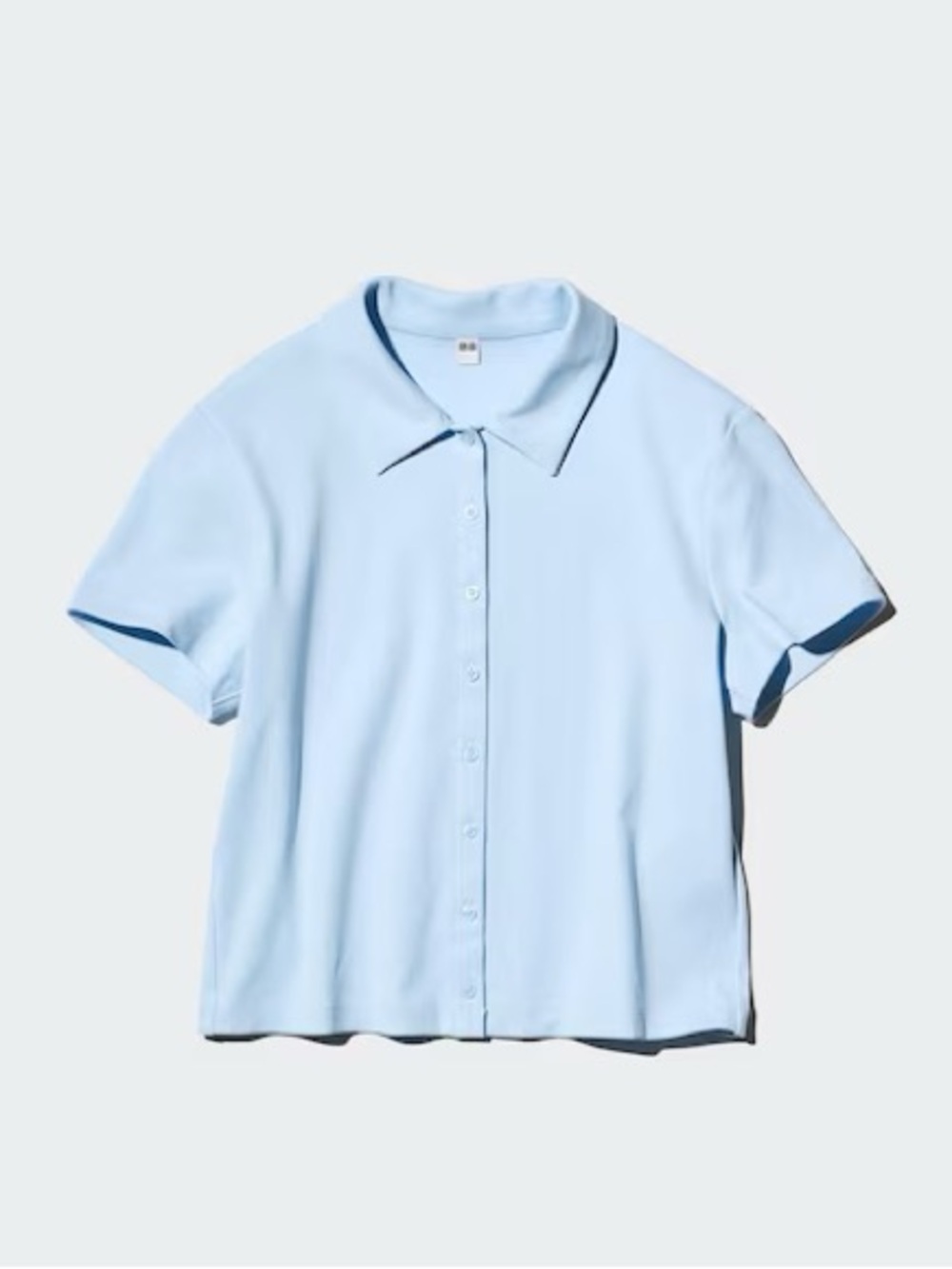 Uniqlo Blue Crop Polo